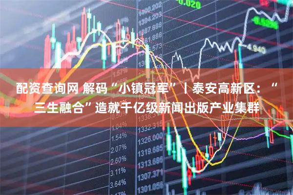 配资查询网 解码“小镇冠军”丨泰安高新区：“三生融合”造就千亿级新闻出版产业集群
